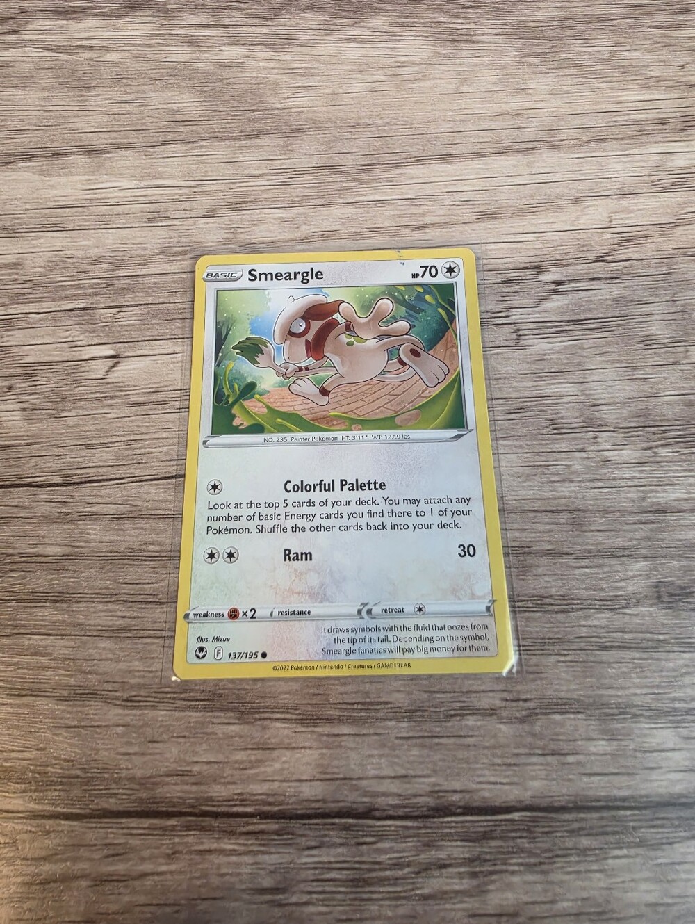 💫BUY 5 FOR $26 Pokemon Smeargle Card